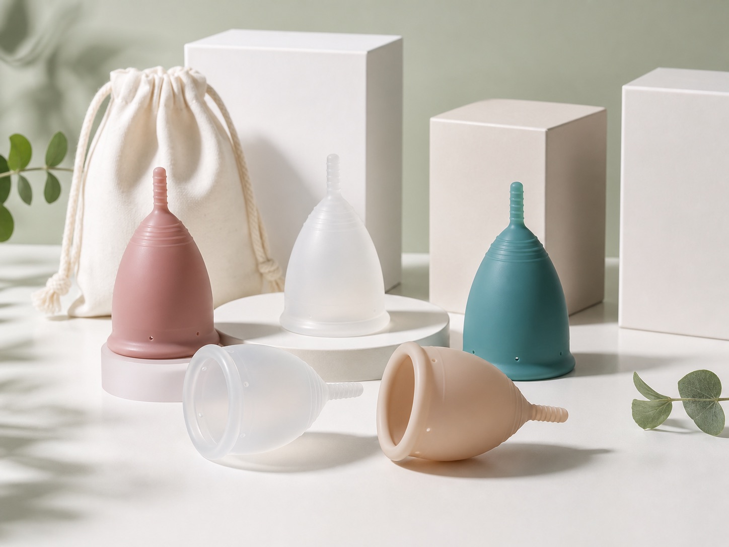 YUJI menstrual cup OEM product set for MOQ planning